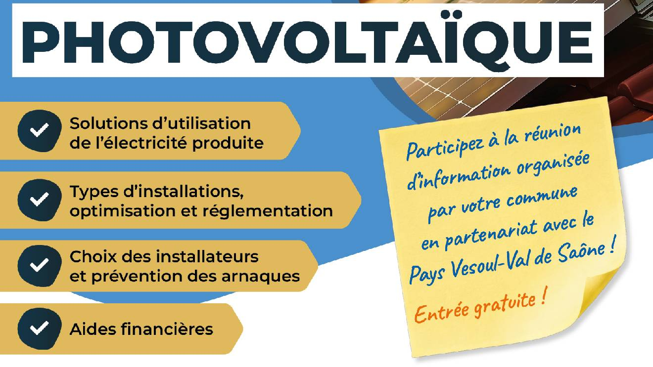 Le photovoltaïque pour les particuliers
